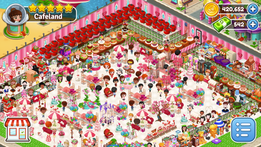اسکرین شات 4 بازی Cafeland - Restaurant Cooking