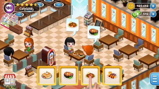 اسکرین شات بازی Cafeland - Restaurant Cooking 1