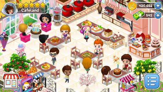 اسکرین شات 4 بازی Cafeland - Restaurant Cooking