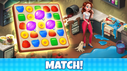 اسکرین شات 8 بازی Manor Cafe - Match 3 Puzzle