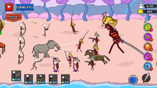 اسکرین شات 5 بازی Stickmans War: Legend Kingdoms