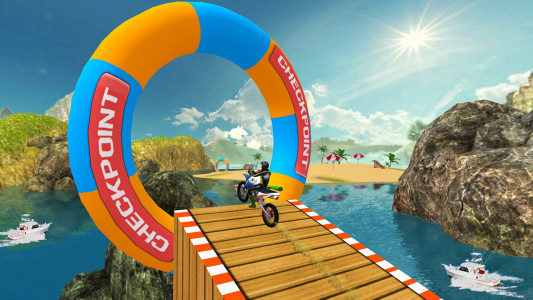 اسکرین شات بازی Bike Racing : Water Bike Games 8
