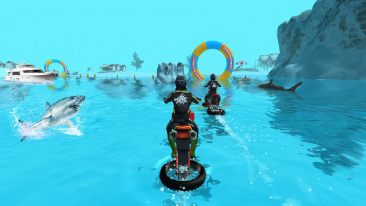 اسکرین شات بازی Bike Racing : Water Bike Games 5