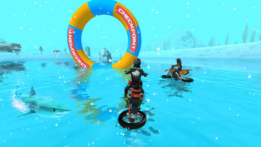 اسکرین شات بازی Bike Racing : Water Bike Games 1