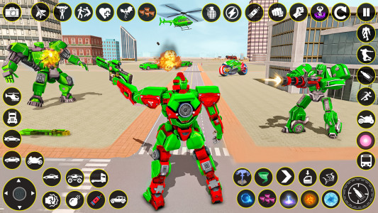اسکرین شات برنامه Shark Robot Transform Game 3D 4