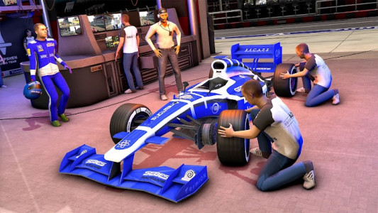 اسکرین شات برنامه Formula Car Racing : Crazy Car 8