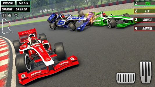 اسکرین شات برنامه Formula Car Racing : Crazy Car 6
