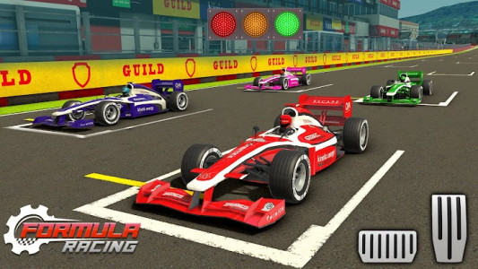 اسکرین شات برنامه Formula Car Racing : Crazy Car 4
