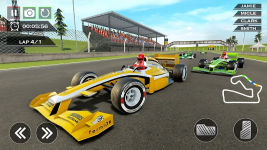 اسکرین شات برنامه Formula Car Racing : Crazy Car 7