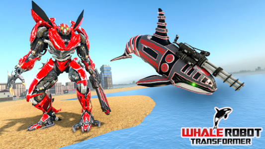 اسکرین شات برنامه Multi Robot Game: Super Bike Whale Robot Transform 4
