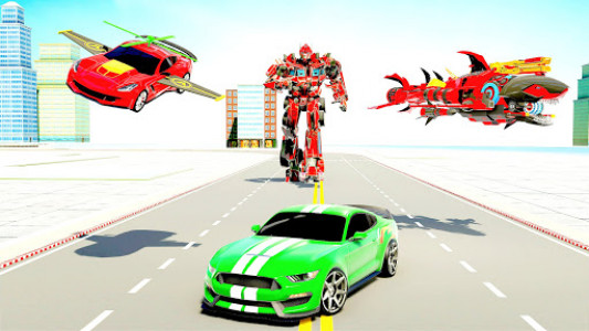 اسکرین شات برنامه Multi Robot Game: Super Bike Whale Robot Transform 5