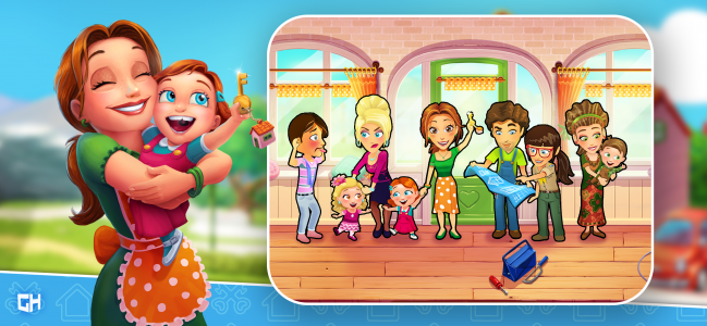 اسکرین شات 1 بازی Delicious - Home Sweet Home