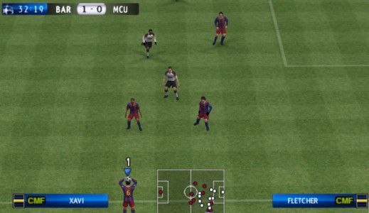 اسکرین شات بازی فوتبال PES 11 1