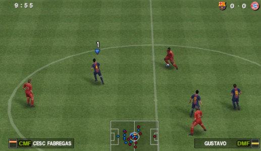 اسکرین شات بازی فوتبال PES 2013 1