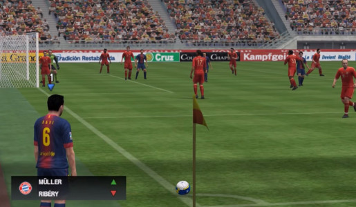 اسکرین شات بازی فوتبال PES 2013 3