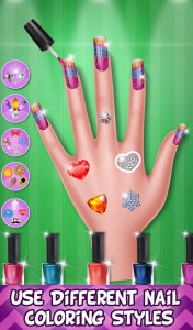 اسکرین شات بازی Fashion Doll Nail Salon 5