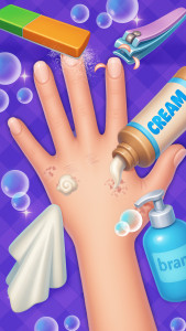 اسکرین شات 6 بازی Glam Nail Art Salon Games