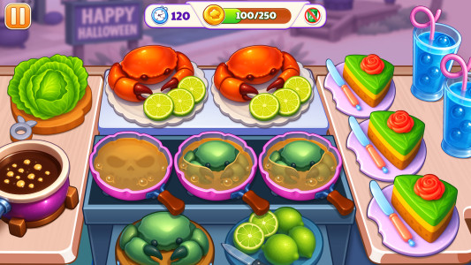 اسکرین شات 2 بازی Halloween Madness Cooking Game