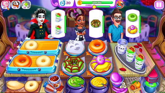 اسکرین شات بازی Halloween Madness Cooking Game 1