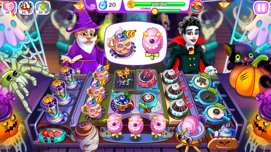 اسکرین شات بازی Halloween Madness Cooking Game 3