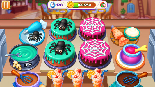 اسکرین شات 3 بازی Halloween Cooking Madness Game
