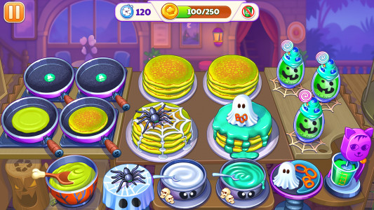 اسکرین شات 1 بازی Halloween Cooking Madness Game