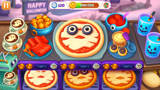 اسکرین شات 2 بازی Halloween Cooking Madness Game