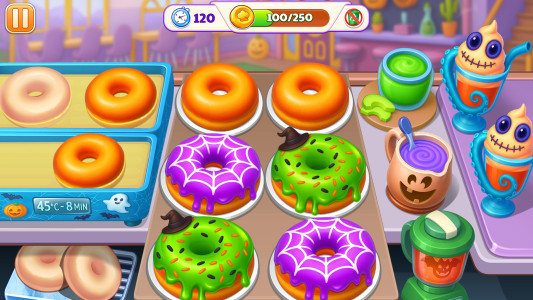 اسکرین شات 4 بازی Halloween Cooking Madness Game
