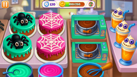 اسکرین شات 3 بازی Halloween Cooking Madness Game
