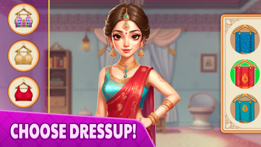 اسکرین شات بازی Indian Bridal Saree Salon Game 4