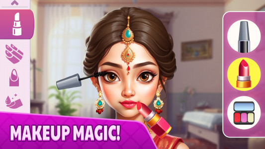 اسکرین شات بازی Indian Bridal Saree Salon Game 5