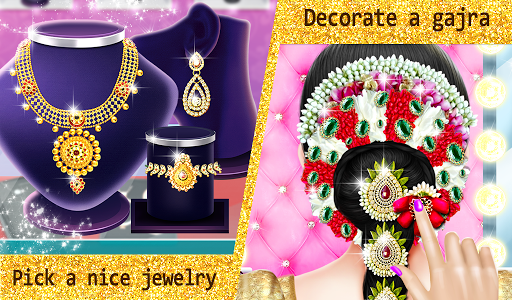 اسکرین شات بازی Indian Wedding Designer Sarees Beauty Salon Makeup 5