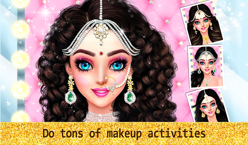 اسکرین شات بازی Indian Wedding Designer Sarees Beauty Salon Makeup 3