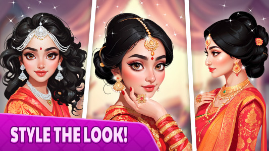 اسکرین شات بازی Indian Bridal Saree Salon Game 1