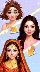 اسکرین شات 4 بازی Indian Wedding Hair Do Designs
