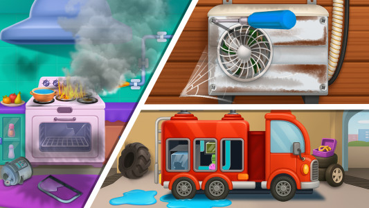 اسکرین شات 3 بازی House Clean, Fix & Repair Game