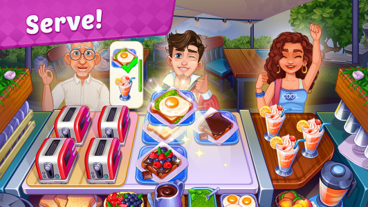 اسکرین شات بازی My Cafe Shop : Cooking Games 3