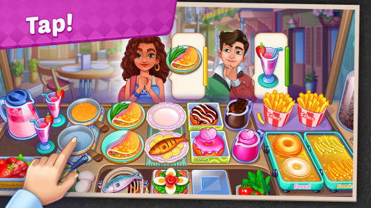 اسکرین شات بازی My Cafe Shop : Cooking Games 1