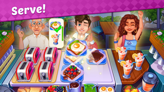 اسکرین شات بازی My Cafe Shop : Cooking Games 3