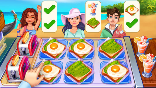 اسکرین شات بازی My Cafe Shop : Cooking Games 1