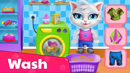 اسکرین شات بازی Kitty Cat Daycare Salon Games 6