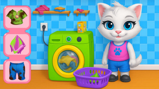 اسکرین شات 6 بازی Kitty Cat Daycare Salon Games