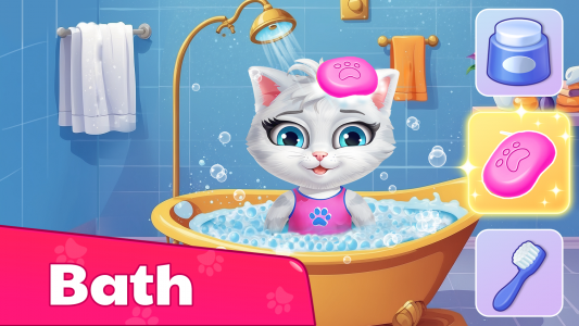 اسکرین شات بازی Kitty Cat Daycare Salon Games 1