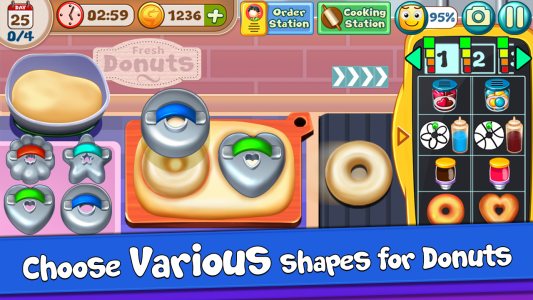 اسکرین شات برنامه My Donut Truck - Cooking Games 2