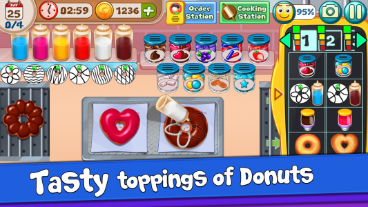 اسکرین شات برنامه My Donut Truck - Cooking Games 5