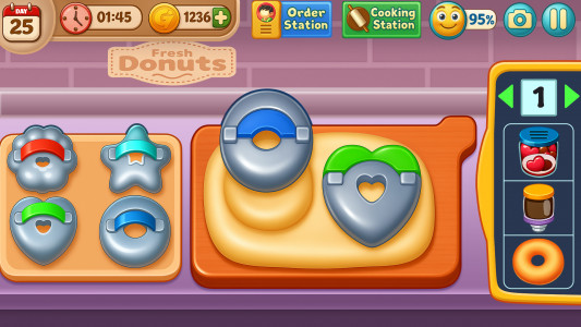 اسکرین شات 1 برنامه My Donut Truck - Cooking Games