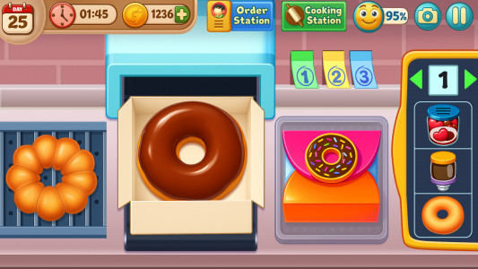 اسکرین شات 4 برنامه My Donut Truck - Cooking Games