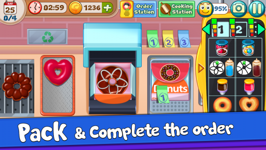 اسکرین شات برنامه My Donut Truck - Cooking Games 4