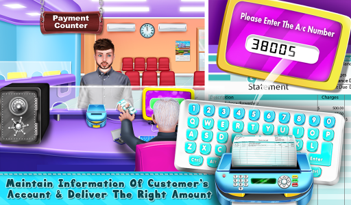 اسکرین شات 4 بازی Virtual Bank Simulator Games