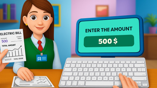 اسکرین شات 3 بازی Bank Manager ATM Cashier Games